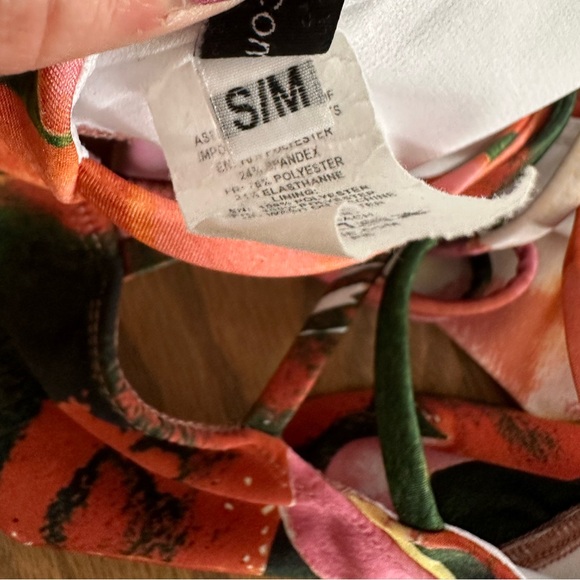 $179 retail Onzie GUC Workout Floral Set size XS/S pants S/M top - Picture 7 of 8